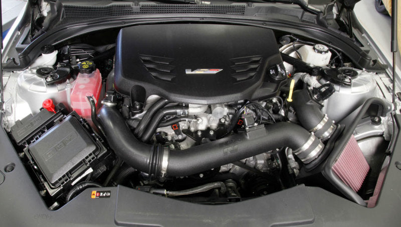 K&N 16-17 Cadillac ATS-V 3.6L V6 Twin Turbo Performance Intake Kit (view 3)