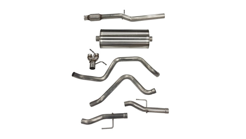 Corsa 19-23 Chevy Silverado/GMC Sierra 6.2L Crew Cab Short Bed 147.5 Cat-Back Dual Rear Exit No Tips Secondary image