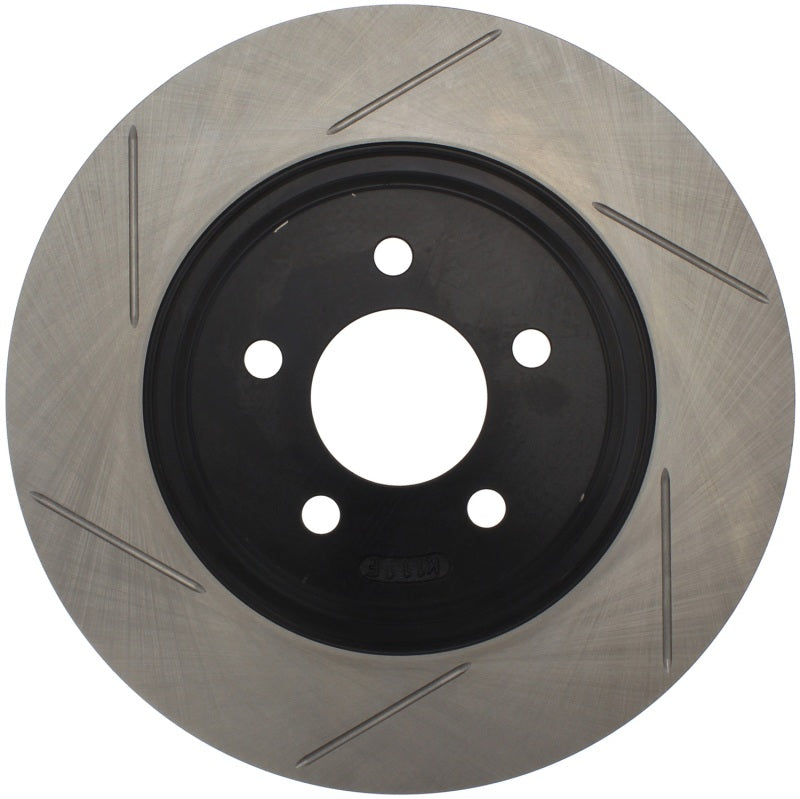 StopTech Power Slot 94-04 Ford Mustang Front Right Slotted Rotor Main image
