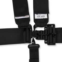 RaceQuip Black L & L 5pt Seat Belt