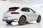 AWE Tuning Porsche Macan Track Edition Exhaust System - Diamond Black 102mm Tips (view 3)