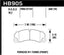 Hawk 18 Porsche 911 HPS 5.0 Front Brake Pads