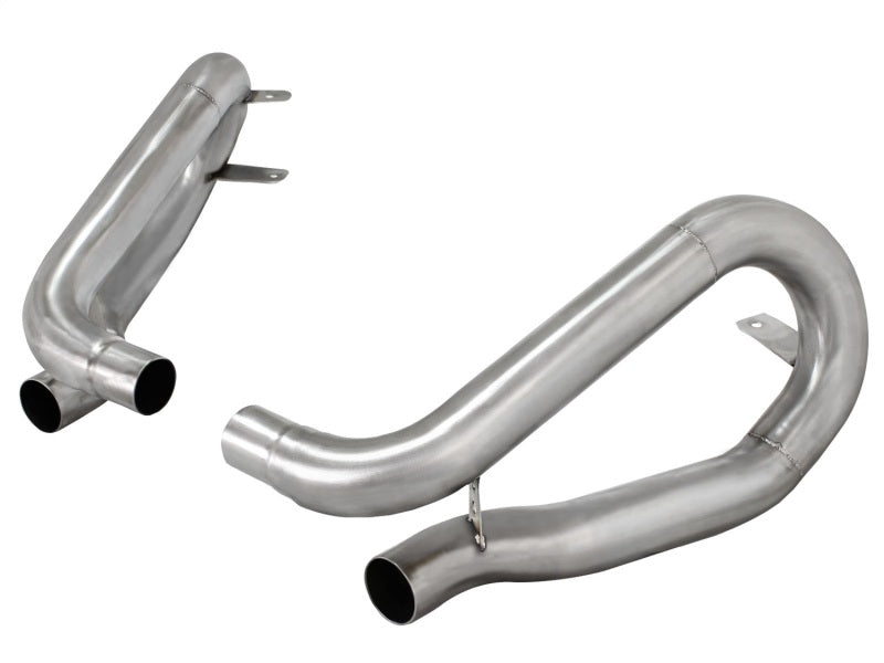 aFe Power MACH Force XP 2.5in Stainless Muffler Bypass 12-14 Porsche 911 (991) C2S 3.8L Main image