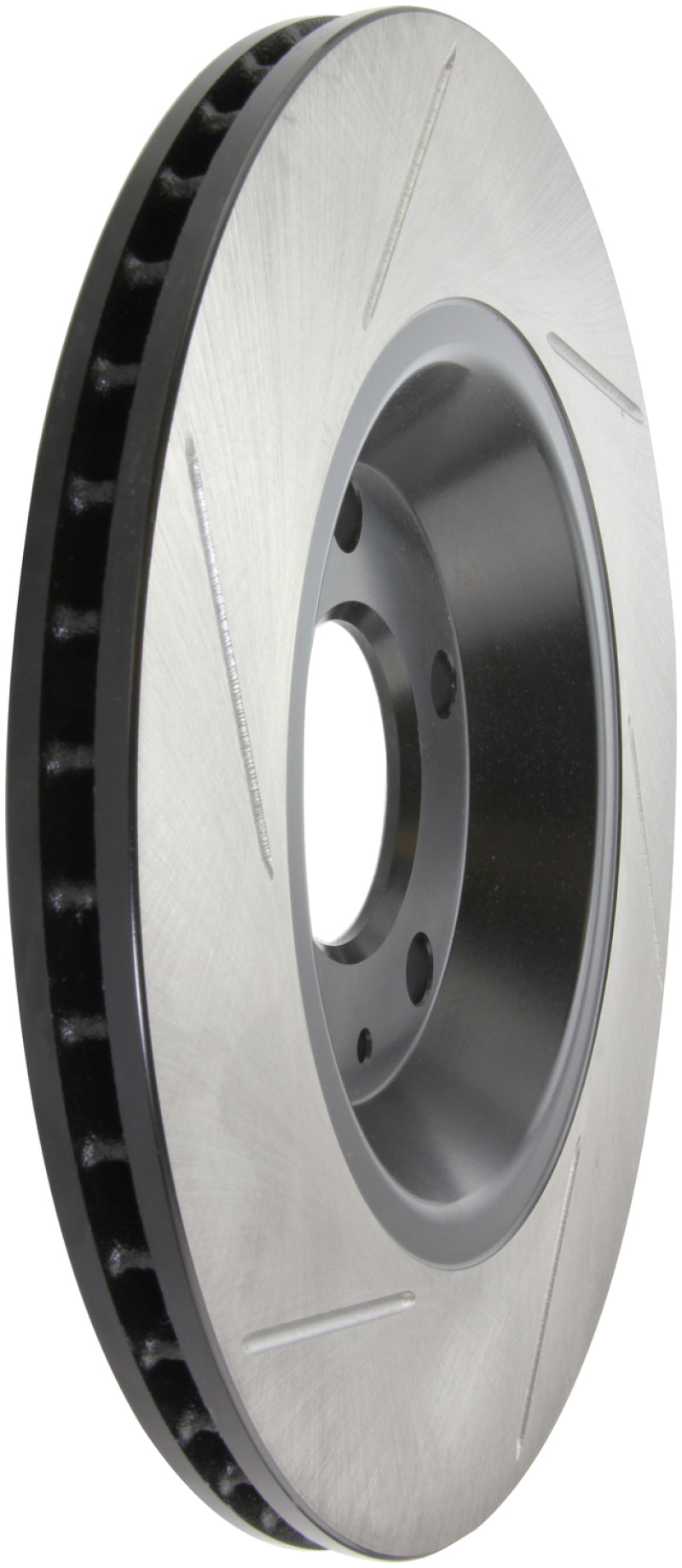 StopTech Power Slot 04-09 Audi S4 Left Rear Slotted Rotor Main image