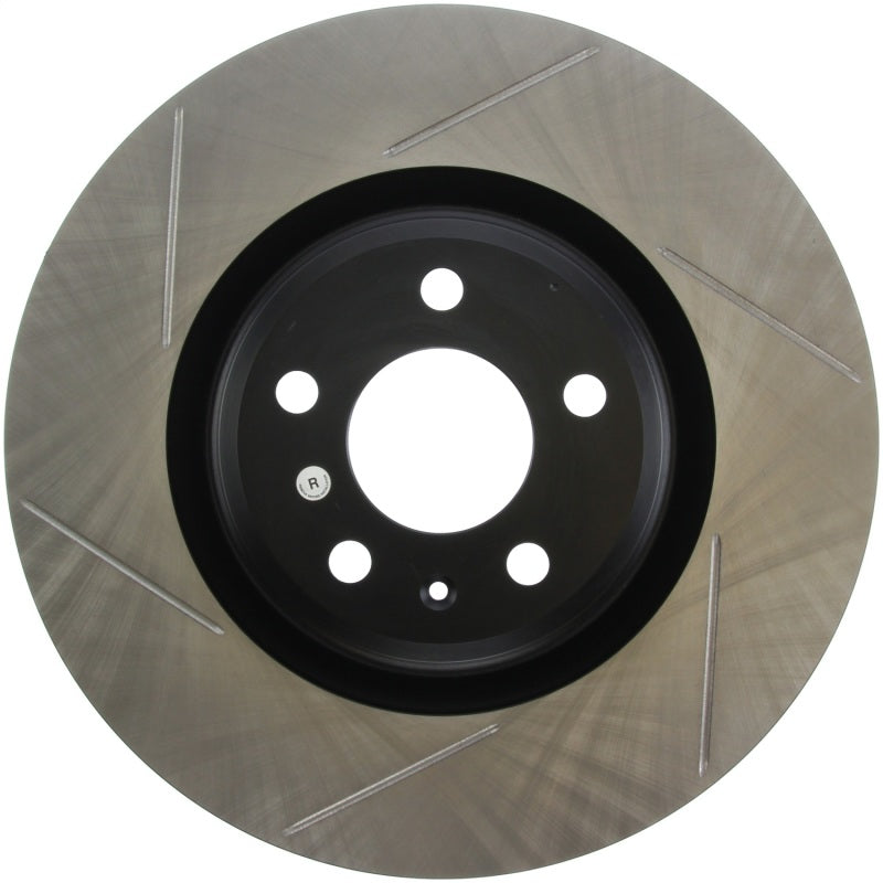 StopTech Power Slot 12 Audi A6 Quattro/11-12 A7 Quattro / 07/11-13 S4 Front Right Slotted Rotor Main image