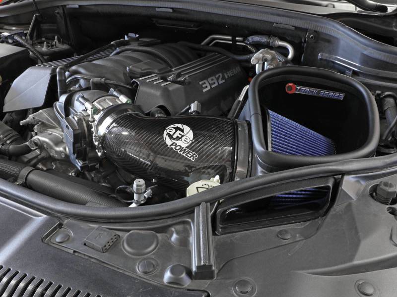 aFe 12-21 Jeep Grand Cherokee 6.4L Track Series Carbon Fiber Cold Air Intake System w/Pro 5R Filter (view 2)