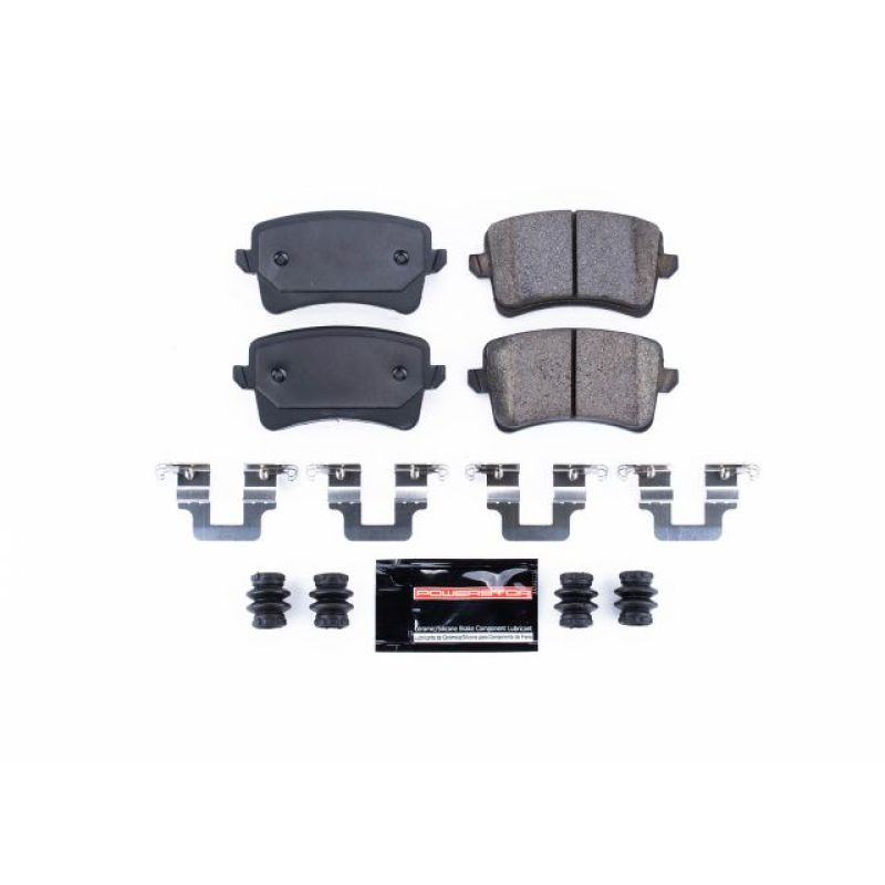 Power Stop 10-16 Audi A4 Rear Z23 Evolution Sport Brake Pads w/Hardware Main image