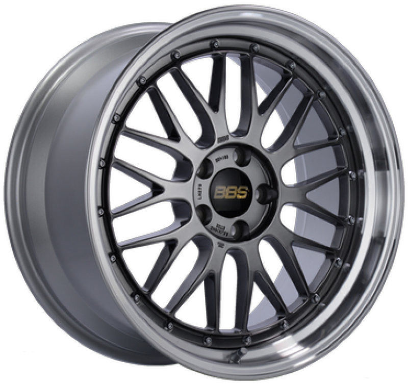 BBS LM 19x10 5x114.3 ET40 Diamond Black Center / Machined Lip Wheel -82mm PFS/Clip Required Main image