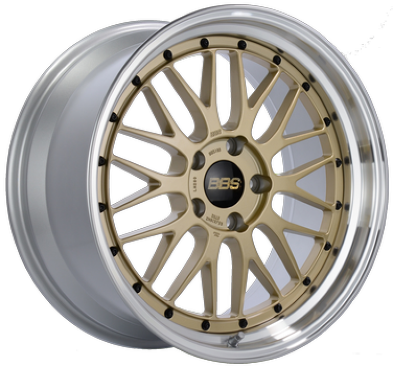 BBS LM 19x10 5x130 ET45 CB 71.6 Gold Center/Machined Lip Wheel Main image