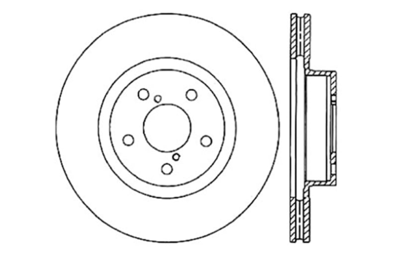 StopTech Drilled Sport Brake Rotor (view 9)