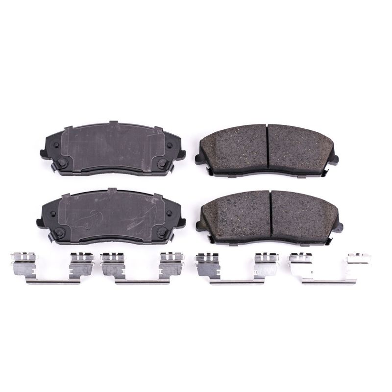 Power Stop 05-22 Chrysler 300 Front Z17 Evo Ceramic Brake Pad w/Hardware Main image