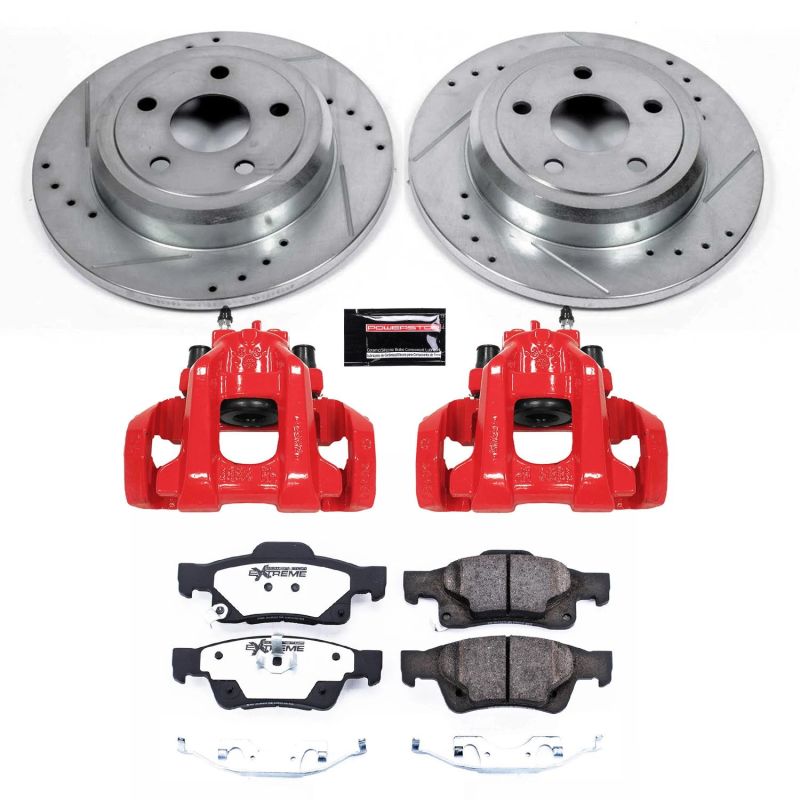 Power Stop 11-17 Dodge Durango Rear Z36 Truck & Tow Brake Kit w/Calipers Main image
