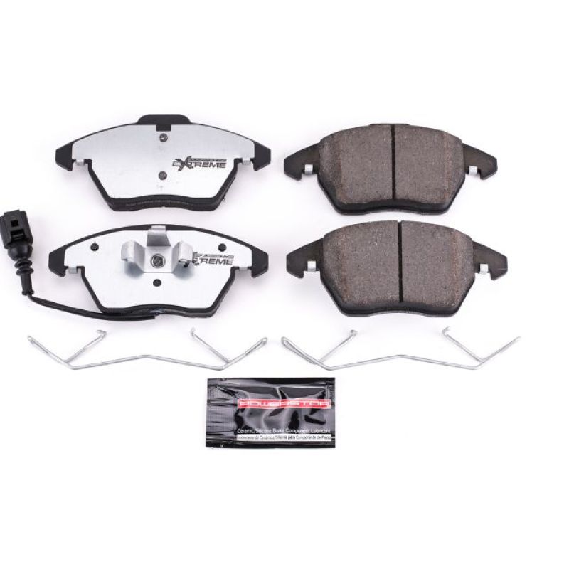 Power Stop 06-13 Audi A3 Front Z26 Extreme Street Brake Pads w/Hardware Main image