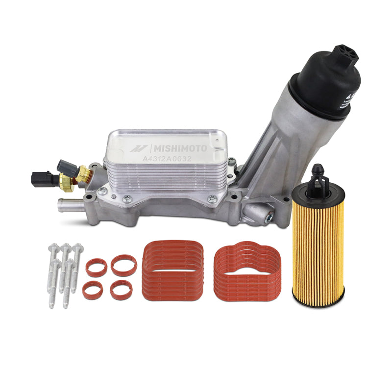 Mishimoto 12-18 Jeep Wrangler JK Aluminum Oil Filter Housing 3.6L Main image