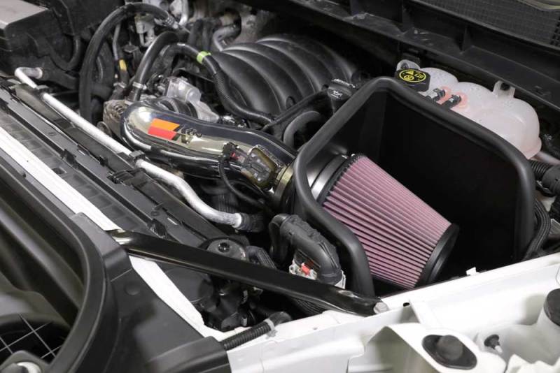 K&N 2019 Chevy Silverado / GMC Sierra 1500 V8-5.3/6.2L Performance Air Intake Kit (view 5)