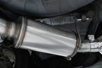 MBRP 2022+ Subaru WRX 3in Cat-Back Dual Split Rear Quad Carbon Fiber Tips Street Profile Exhaust (view 3)