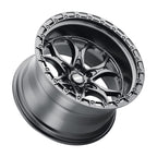Weld Off-Road W108 20X9 Ledge 6X139.7 ET20 BS5.75 Satin Black / Black Ring 106.1 (view 2)