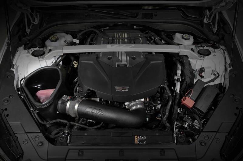 K&N 22-24 Cadillac CT5 6.2L V8 Performance Air Intake System (view 3)
