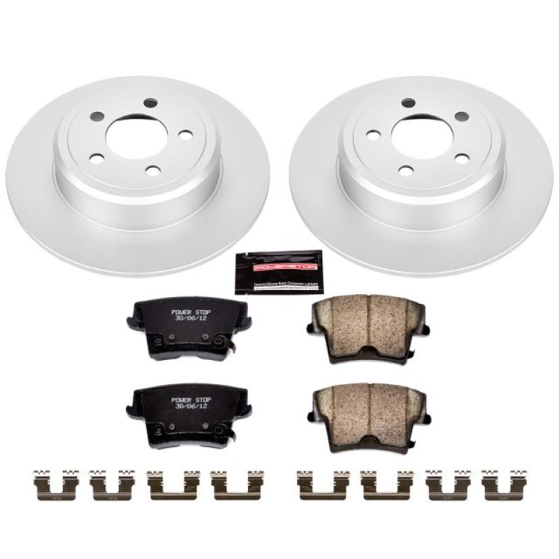 Power Stop 05-19 Chrysler 300 Rear Z17 Evolution Geomet Coated Brake Kit Main image