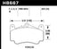 Hawk 02-05 Porsche 911 Carrera 4 Turbo Look/Carrera 4S Front HPS Street Brake Pads