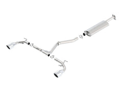 Borla 13-15 Scion FR-S 2.0L 4cyl 6spd / 13 Subaru BRZ 2.0L 4cyl 6spd SS Catback Exhaust