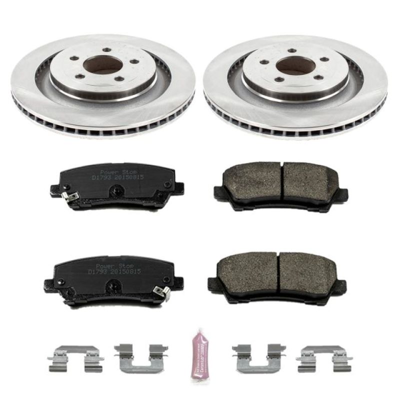Power Stop 15-19 Ford Mustang Rear Autospecialty Brake Kit Main image