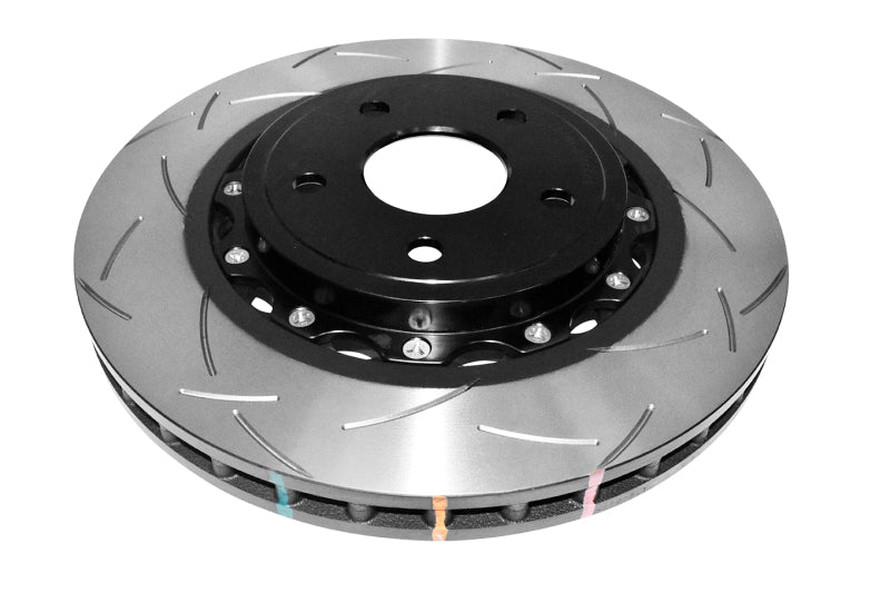 DBA 06-10 Jeep Grand Cherokee SRT8 5000 Series Uni-Directional Slotted Front Rotor w/Black Hat Secondary image