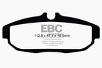 EBC 12 Ford Mustang 5.8 Supercharged (GT500) Shelby Yellowstuff Rear Brake Pads (view 5)