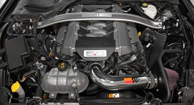 K&N 2015 Ford Mustang GT 5.0L V8 Typhoon Intake Kit (view 6)