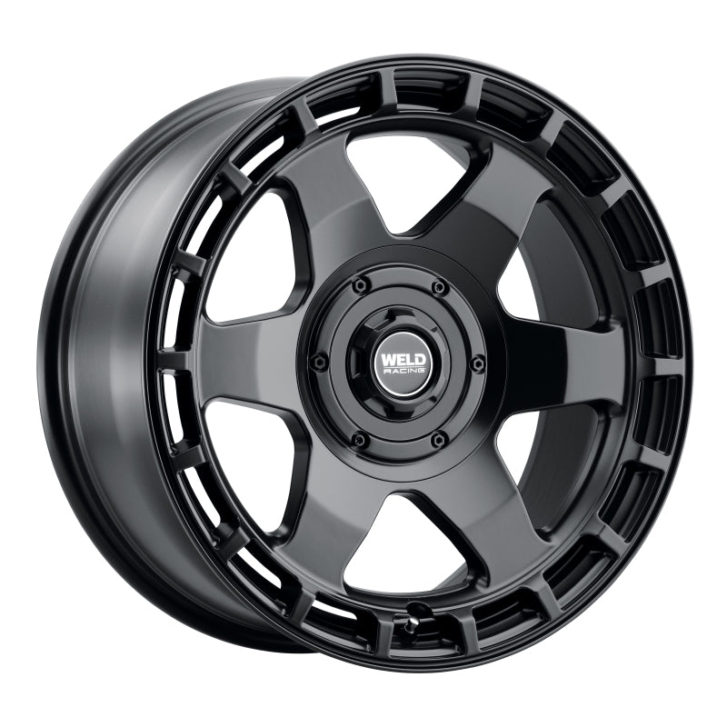 Weld Off-Road Ridge 20x9 - 8x170 BP - ET0 - 125.1mm CB - Satin Black Wheel (view 2)