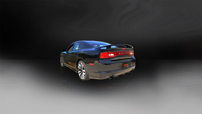 Corsa 12-13 Dodge Charger SRT-8 6.4L V8 Black Xtreme Cat-Back Exhaust (view 2)