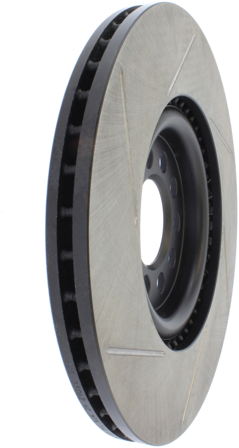 StopTech Power Slot 3/99-06 Audi TT/00-06 TT Quattro / 03-05 VW Golf GTi Left Front Slotted Rotor (view 7)