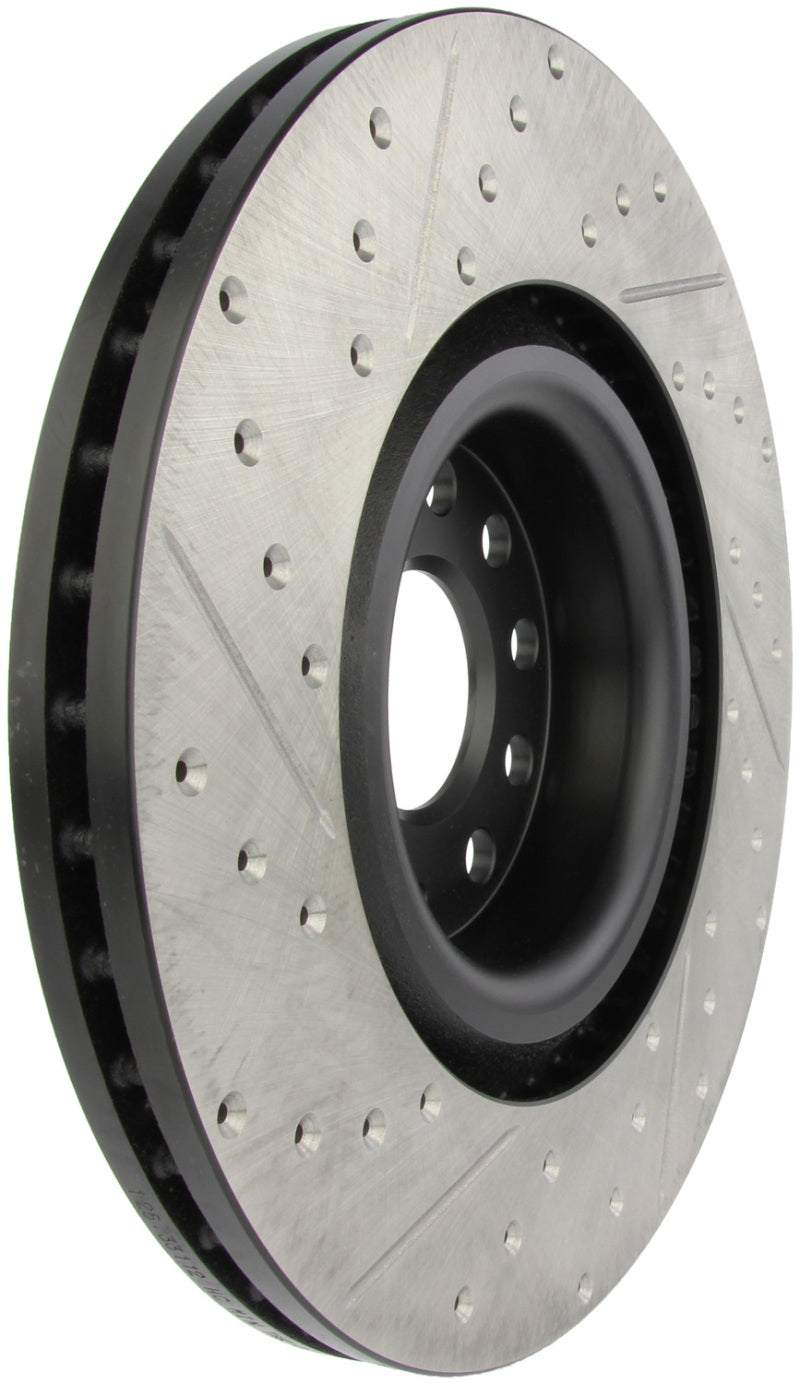 StopTech 09 VW Passat CC / 06-09 Passat Slotted & Drilled Left Front Rotor Main image