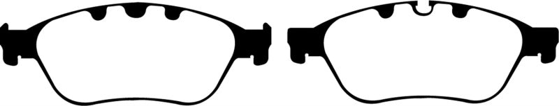 EBC 06-10 BMW M5 5.0 (E60) Yellowstuff Front Brake Pads (view 4)