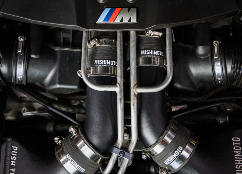Mishimoto 12-16 BMW F10 M5 Intercooler Pipe Kit Micro Wrinkle Black (view 6)