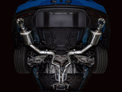 AWE Tuning 2024 Ford Mustang GT Fastback S650 RWD Touring Catback Exhaust w/ Dual Chrome Silver Tips