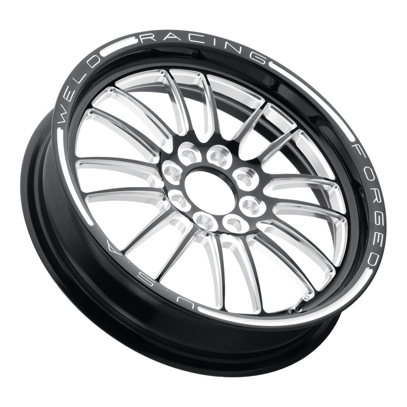 Weld Tuner Import 15x3.5 / 4x100mm BP / 2.25in. BS 1-Piece Black Wheel Main image