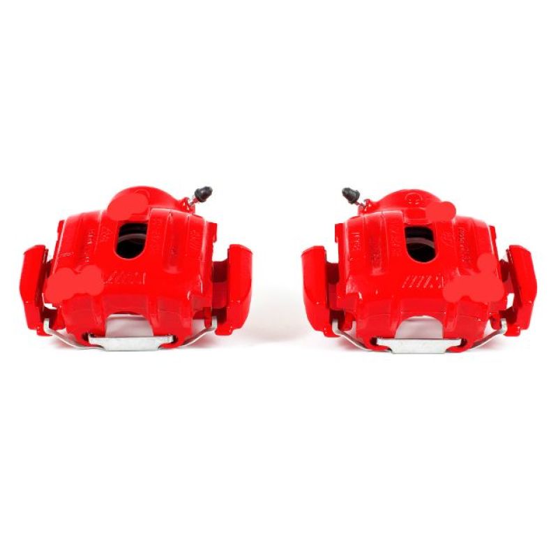 Power Stop 95-99 BMW M3 Front Red Calipers w/Brackets - Pair Main image
