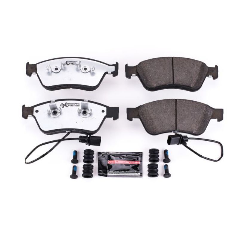 Power Stop 09-11 Audi A6 Quattro Front Z26 Extreme Street Brake Pads w/Hardware Main image