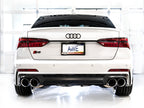 AWE Tuning 19-23 Audi C8 S6/S7 2.9T V6 AWD Touring Edition Exhaust - Chrome Silver Tips (view 9)