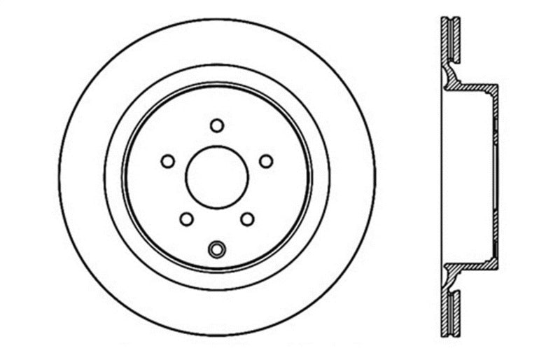 StopTech Drilled Sport Brake Rotor Main image