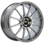 BBS FS 19x10 5x112 ET38 PFS Diamond Silver Wheel -82mm PFS/Clip Req