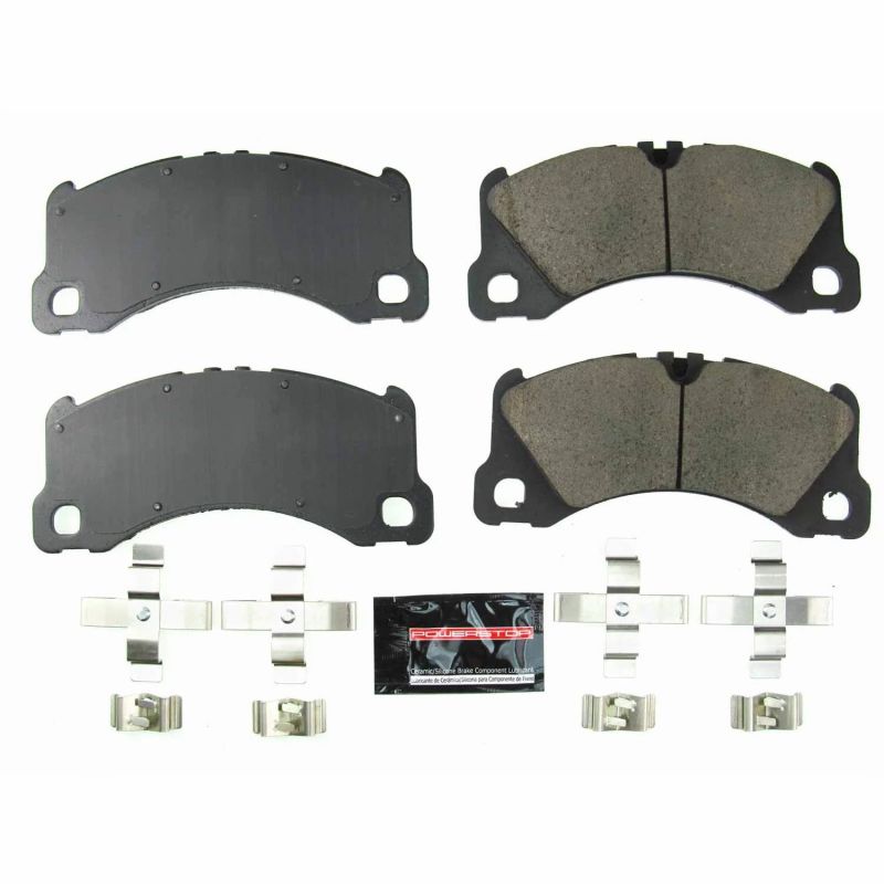 Power Stop 13-17 Porsche Cayenne Front Z23 Evolution Sport Brake Pads w/Hardware Main image