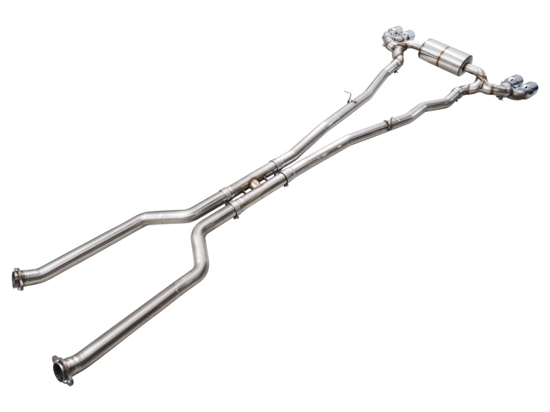 AWE Tuning BMW G90/G99 M5 Touring Edition Cat-Back Exhaust - Chrome Silver Tips (view 20)