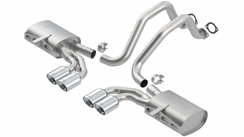 Borla 97-04 Chevrolet Corvette 5.7L 8cyl Touring SS Catback Exhaust Main image