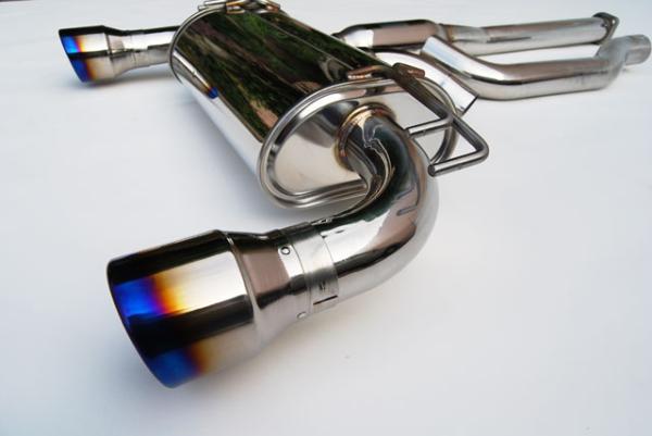 Invidia 09+ EVO 10 Q300 Titanium Tip Cat-back Exhaust Main image