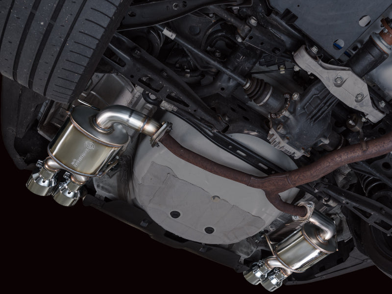 AWE Tuning 22-25 Subaru VB WRX Touring Edition Axle-Back Exhaust - Chrome Silver Tips (view 7)