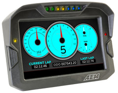AEM CD-7 Logging GPS Enabled Race Dash Carbon Fiber Digital Display w/o VDM (CAN Input Only)