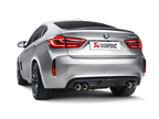 Akrapovic 15-17 BMW X5M (F85) Evolution Line Cat Back (Titanium) w/ Carbon Tips (view 7)