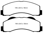 EBC 15+ Ford Expedition 3.5 Twin Turbo 2WD Greenstuff Front Brake Pads (view 2)